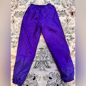 Vintage Nike Purple Windbreaker Pants